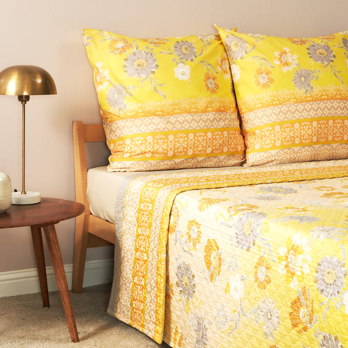 Foulard Bassetti POSILLIPO 270x270 Cm - 100% Cotone, Colore Giallo, Per Arredamento - Foto 9