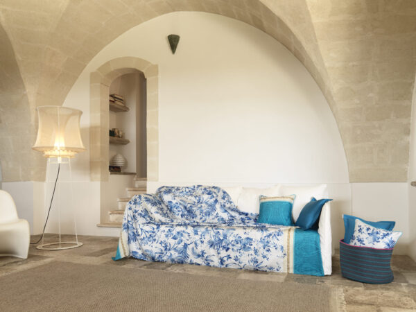 Bassetti Foulard Ibiscus Tattoo B1 und Bassetti Kissenhülle zu Granfoulard Ibiscus Tattoo B1