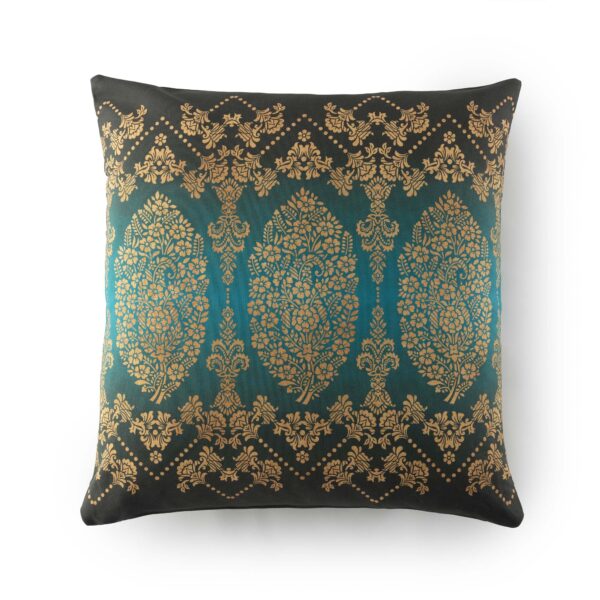 F-KH TWILL 50x50 GOLD DECOR V1_1 Bassetti Kissenhülle zur Tischwäsche Gold Decor V1 Twillgewebe