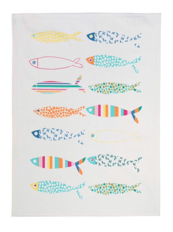 SARDINES_G050x070_MC.jpg Pichler Geschirrtuch SARDINES multicolor