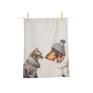 PAD Concept Geschirrtuch CAT LOVES DOG