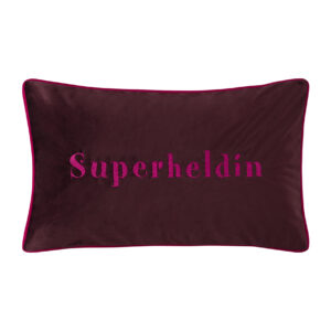 PAD Concept Kissenhülle LETTERS superheldin-burgundy 30 x 50