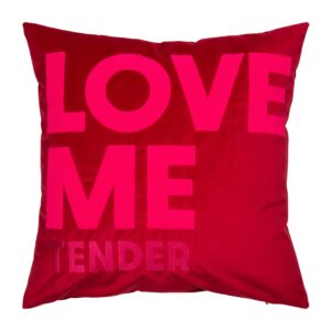 PAD Concept Kissenhülle LETTERS LOVE ME pink-red 45 x 45
